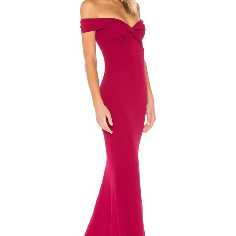 NWT Nookie Ruby Red Strapless Sweetheart Gown